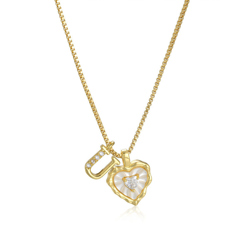 Heart-shaped letter accessories