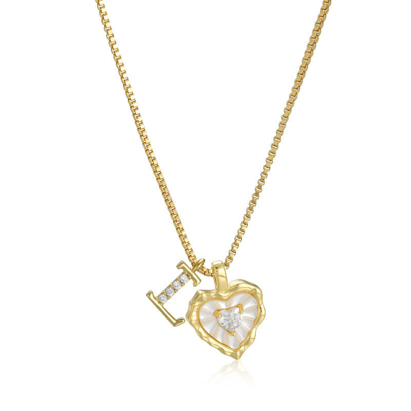 Heart-shaped letter accessories