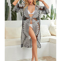 Women's Lace Beach Cover-Up Shirt | Floral Embroidered Swimsuit Cover