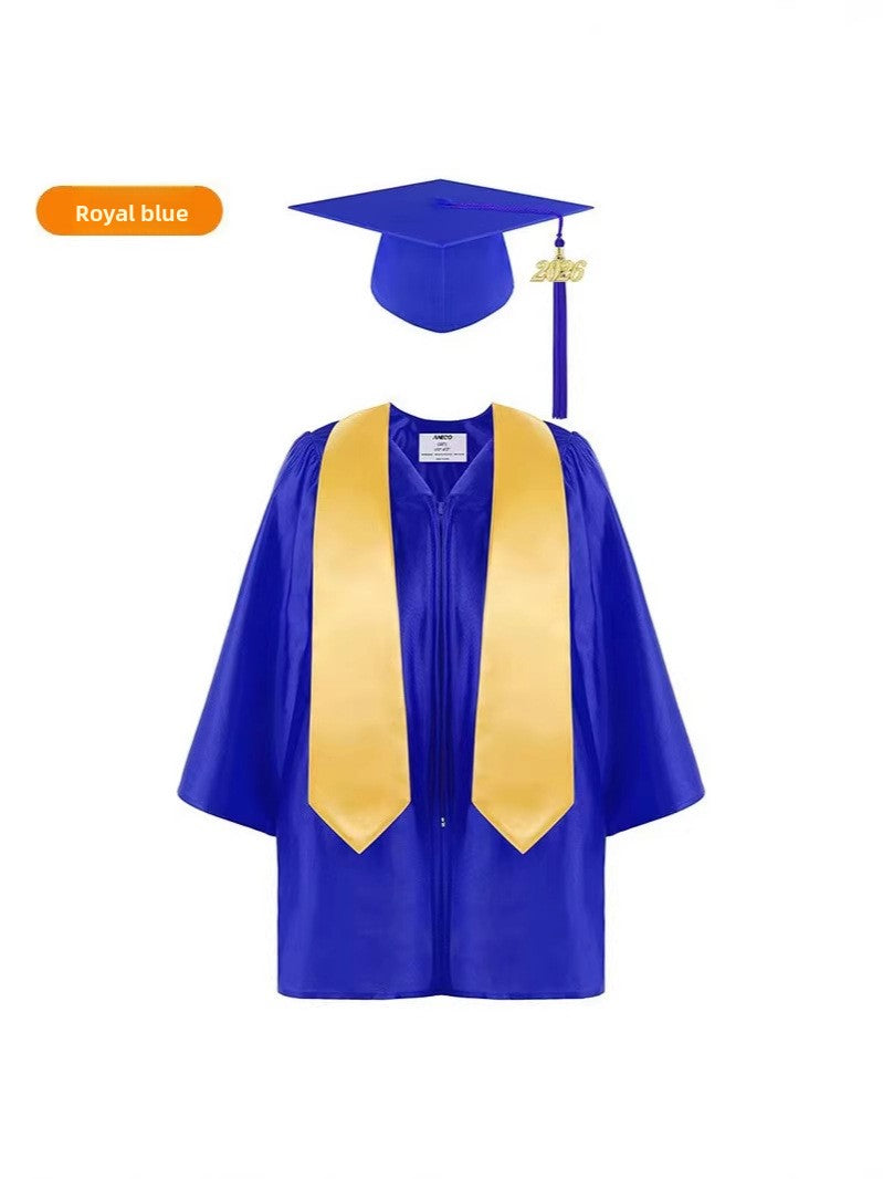 Children Academic Graduation Gown Set