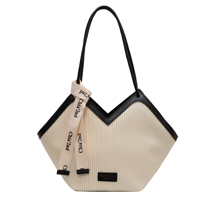 Large Capacity Bags Bags Women Premium Sense Commuter Work Shoulder Crotch Bag Class Tote Handbag