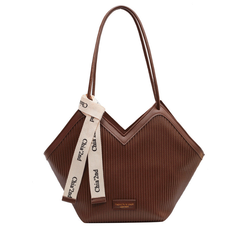 Large Capacity Bags Bags Women Premium Sense Commuter Work Shoulder Crotch Bag Class Tote Handbag