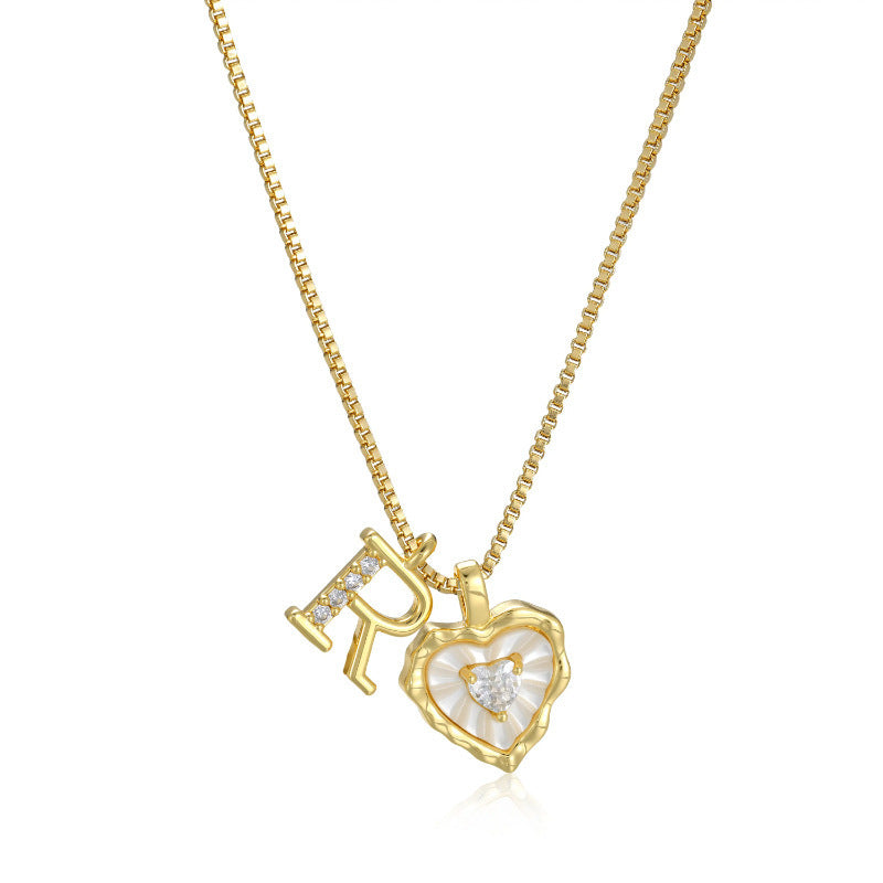 Heart-shaped letter accessories