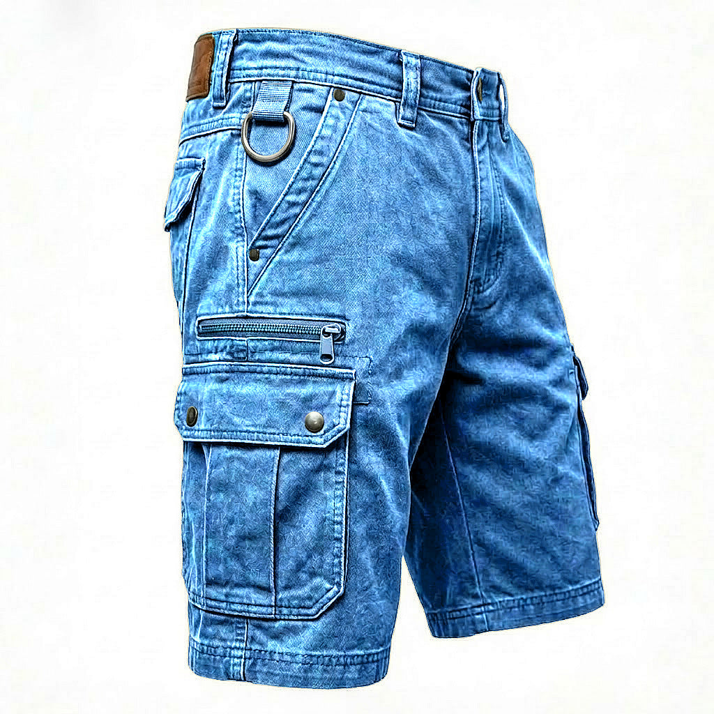 Denim Shorts ? Casual Washed Pants