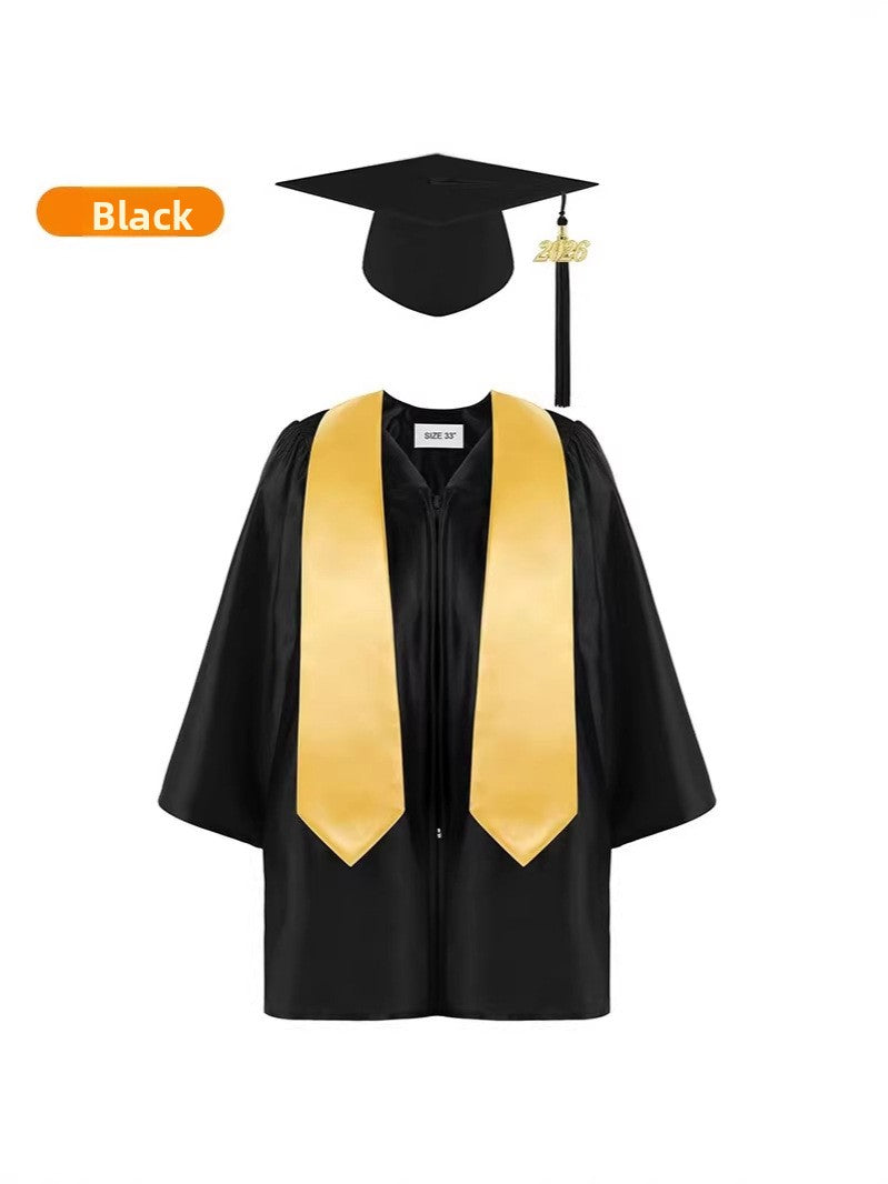 Children Academic Graduation Gown Set