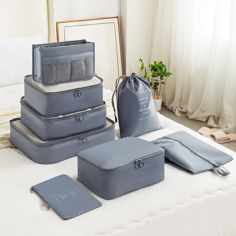 Travel Storage Bag Set for Toiletries Cosmetics and Digital Accessories