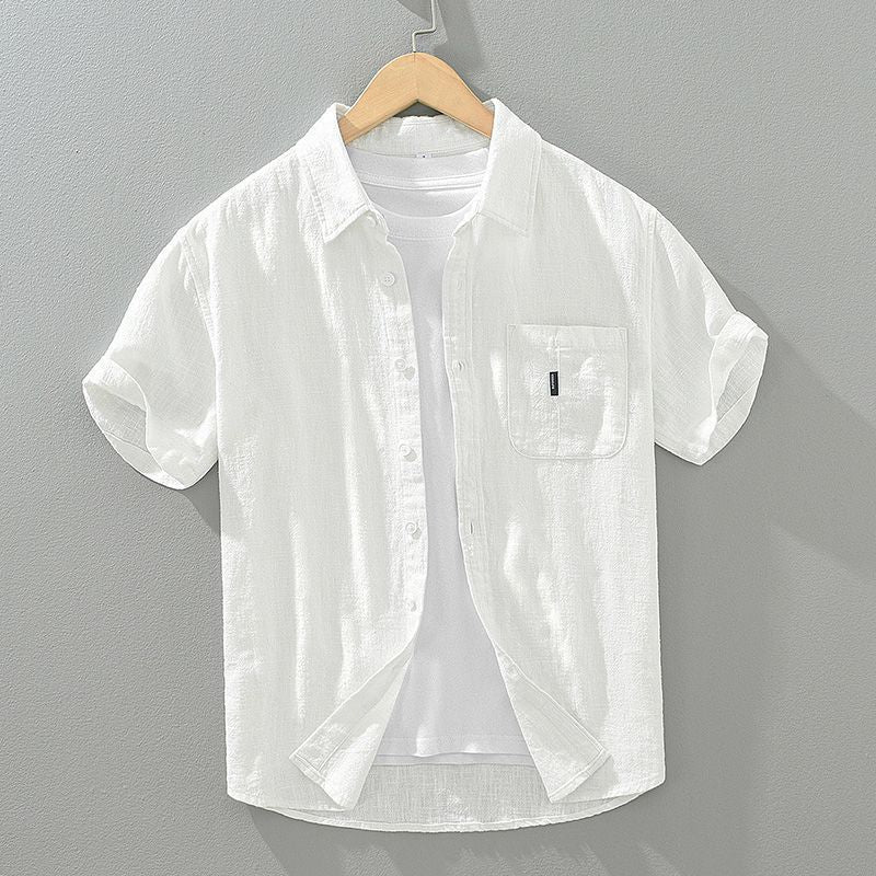 Mens Short Sleeve Casual Shirt