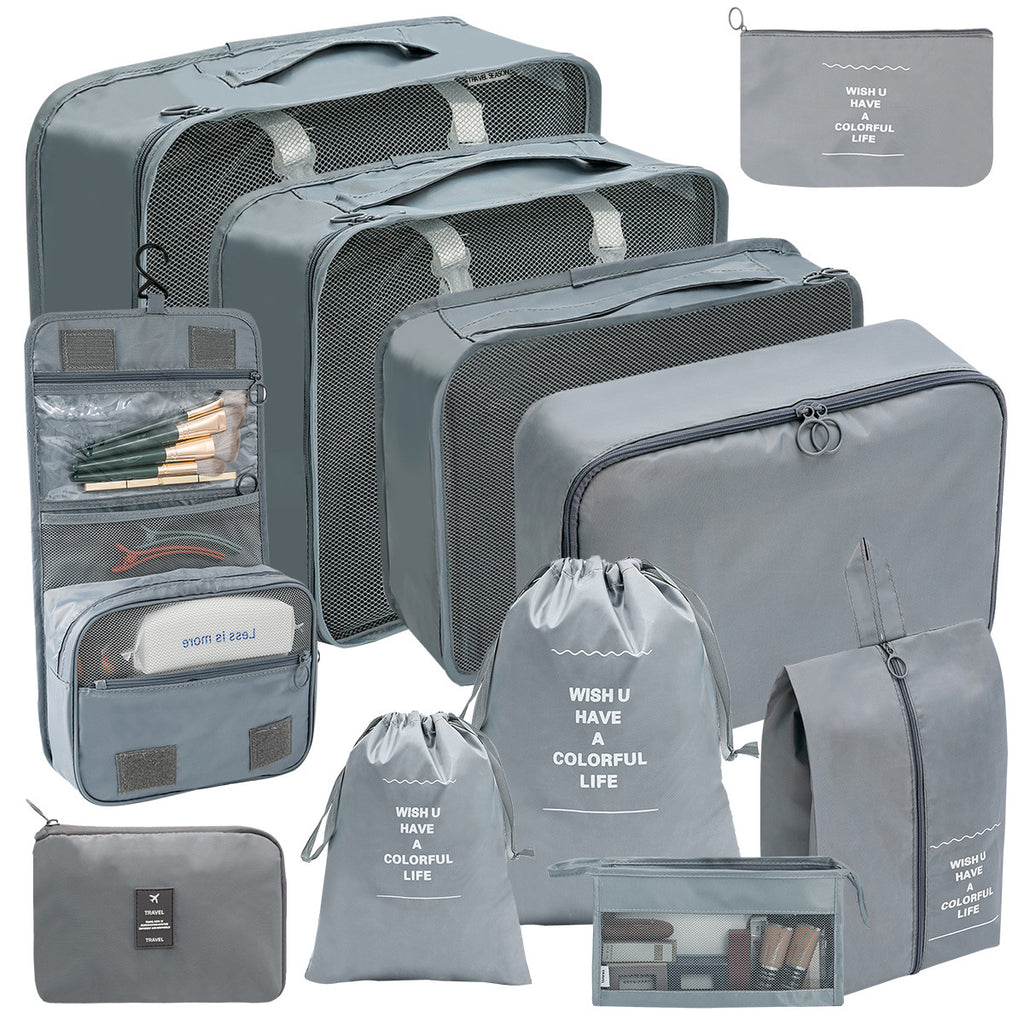 Travel Storage Bag Set for Toiletries Cosmetics and Digital Accessories