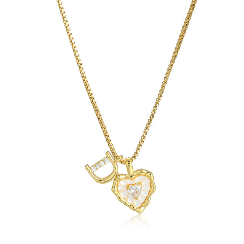 Heart-shaped letter accessories
