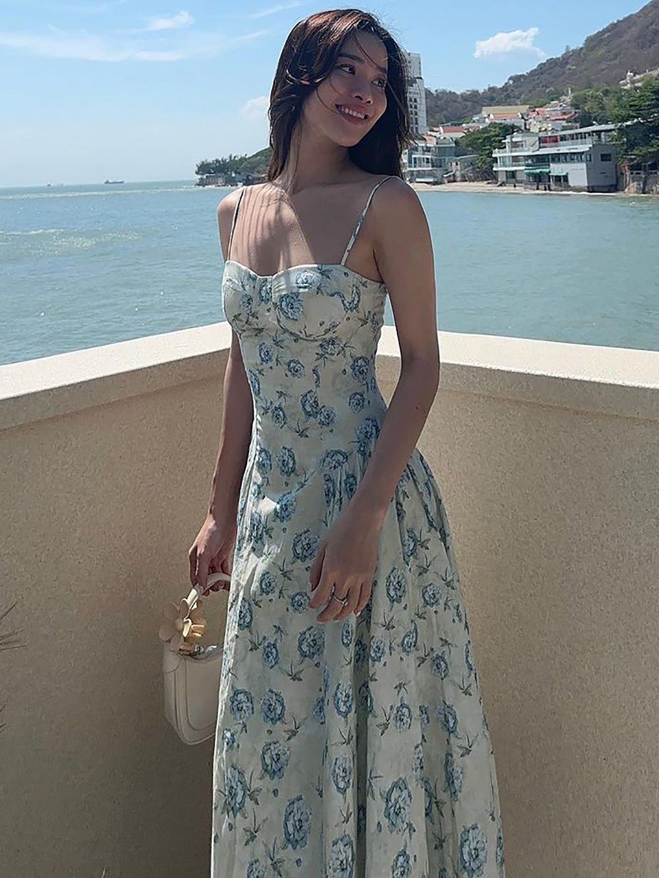 Floral Strapless Summer Dress