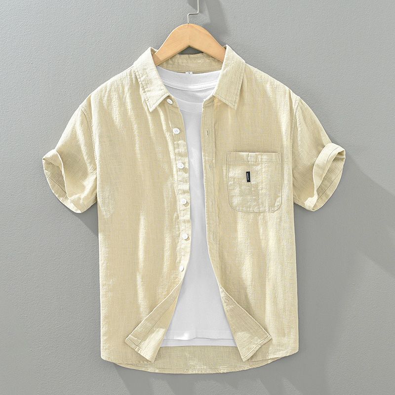 Mens Short Sleeve Casual Shirt