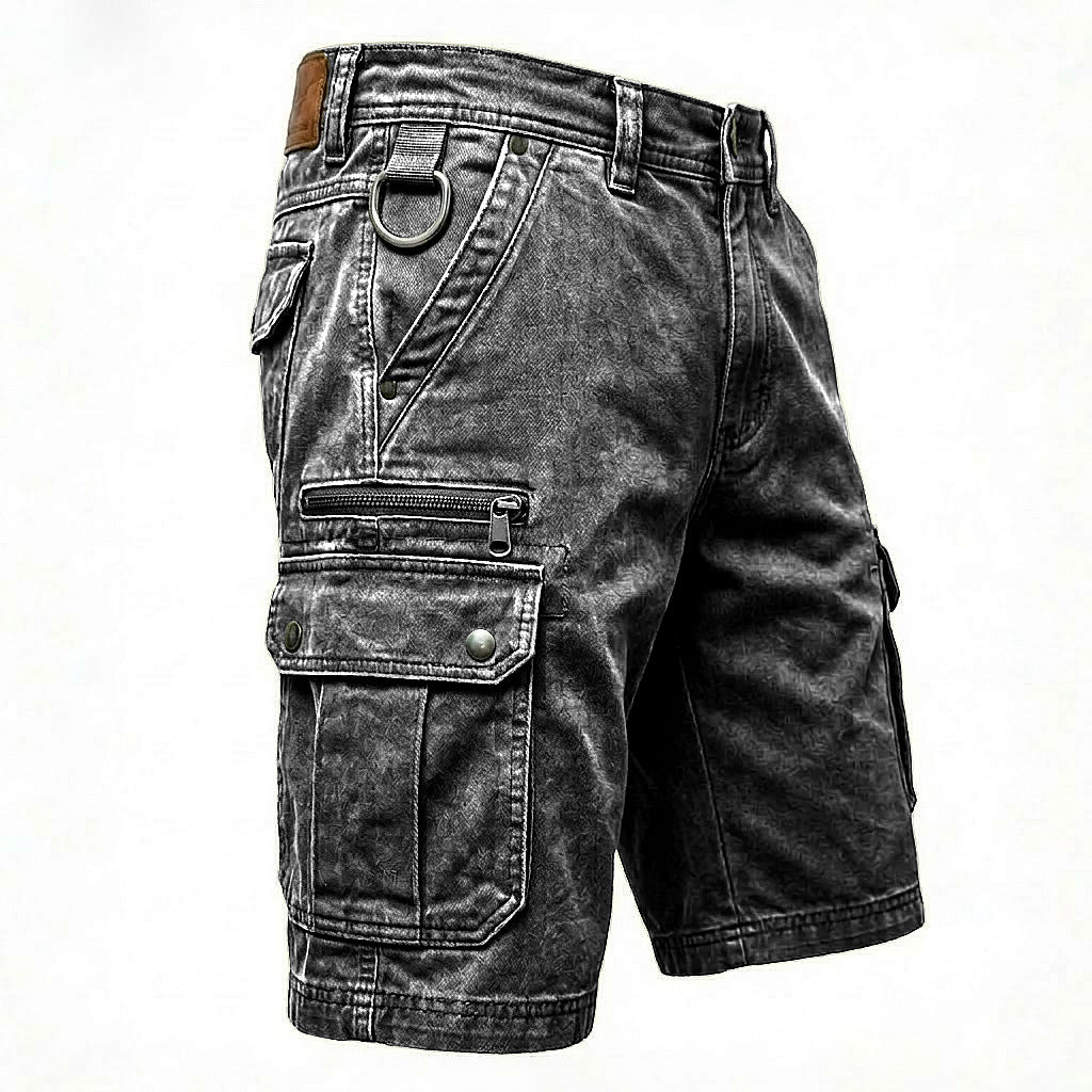 Denim Shorts ? Casual Washed Pants