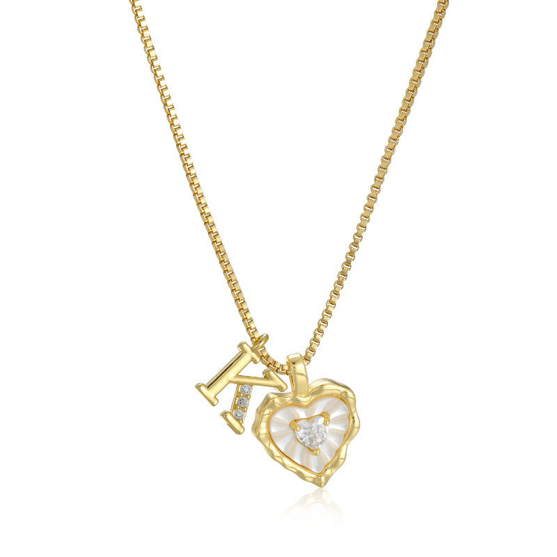 Heart-shaped letter accessories